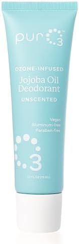 PurO3 Jojoba Oil Organic Deodorant, Unscented