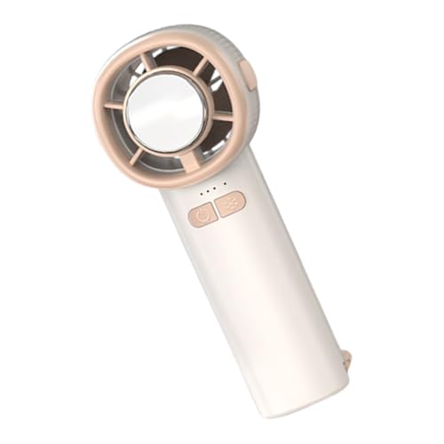 Generico Ventilador refrescante de hielo, ventilador de bolsillo con pantalla digital, ventilador semiconductor de alta velocidad recargable para casa, oficina, viajes, excursiones y playa