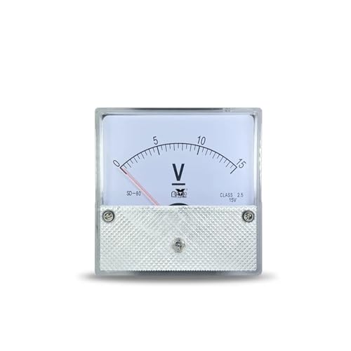 Voltmètre CC 30V analogique SD80 à cadran à haute lisibilité mécanique