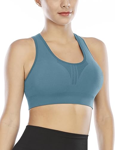 Image of Heathyoga High Impact Sports Bras for Women High Support Padded Sports Bra Pack Racerback Bras for Women Workout Bra Sets