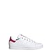 adidas Originals Unisex-Child Stan Smith Sneaker, White/White/Bold Pink, 6.5 Big Kid US