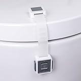 2-Pack Toilet Locks Baby Proof - Toilet Seat Locks for Toddlers with Adhesive - Toilet Latches Child Safety - No Tools Required