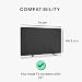kwmobile 32" TV Outdoor TV Abdeckung - Fernseher Hülle Bildschirmschutz - Schutzhülle wetterfest - Schwarz