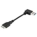 UCEC USB 3.0 Cable - Right Angle Type A Male To USB 3.0 Micro B Male Cable - 0.2 feet (0.06 M)