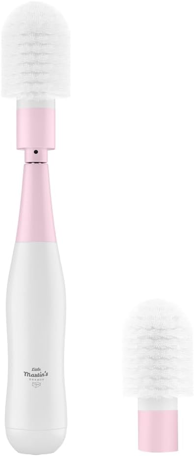 Little Martin’s – Cepillo eléctrico para botellas, herramienta de limpieza de lavado para botellas, tazas, tazas, vasos de cocina, batería