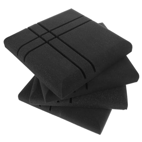 Paneles Acústicos Absorbentes de Sonido 4 piezas para Tratamiento Acústico y Aislamiento de Paredes, Fácil de Modelar para Estudios de Grabación miniatura 1