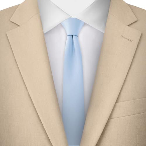 Image of Jacob Alexander Ultra Skinny 1.5 inch Men's Solid Necktie