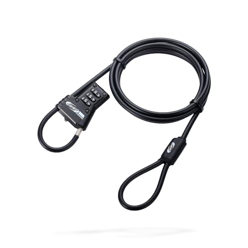 BBB Cycling Fahrradkombinationsschloss 3-stellige Nummer Code Stahlkette...