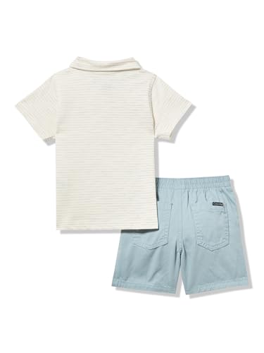 Image of Calvin Klein baby-boys 2pc Polo Short Set