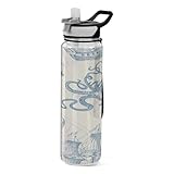 Portable et pratique : dispose d'une large poignée et d'une sangle amovible pour un transport facile et une utilisation d'une seule main.