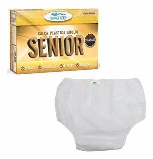 Kit Standard Calça Plástica, Adulto Unissex, 2 Unidades, Senior Care