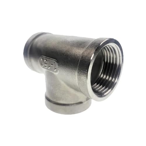 Te DN32 rosca hembra de acero inoxidable 304 para tubería de agua y gas 6