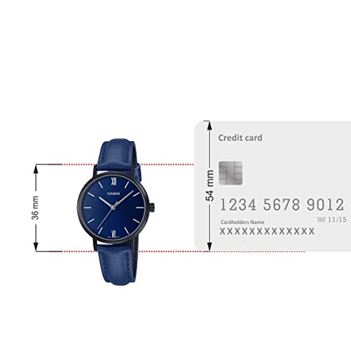 Image of Casio Enticer Ladies Analog Blue Dial Women LTP-VT02BL-2AUDF (A2001)