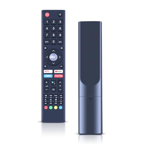 CLVIZCXOM Télécommande de rechange TV compatible avec Saba Changhong CHIQ (N/Y/P/G) GCBLTV02ADBBT SA32S67A9 L32H7A SA40S67A9 L43H7S SA43K67A9 U50H7A U55H7S...