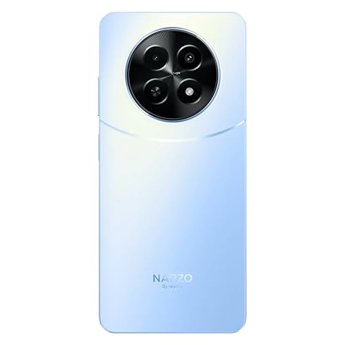 Image of REALME Narzo 70x 5G (Ice Blue, 4GB RAM, 128GB Storage)| Upto 8GB Dynamic RAM Expansion | MediaTek Dimensity 6100+ | 6.56 inch LCD Display | 64MP+2MP | 8MP Front Cam | 5000mAh Battery | 33W Charging