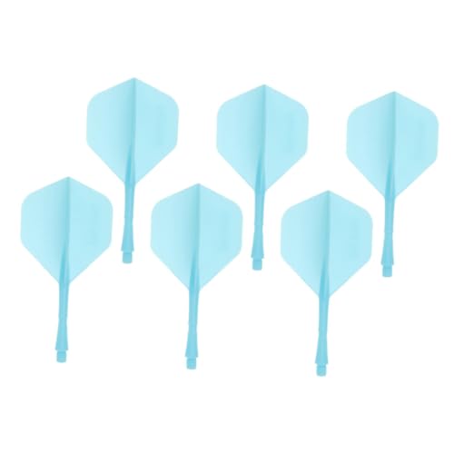 NULYLU 6pcs Dart Flights Replacement Fins Decorative Tails for Enhanced Performance Suitable for Soft Tip Lightweight Compact Design for Enthusiasts