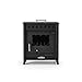 Prensa Stove - Estufa de Leña Mediana con Horno TIMANFAYA 1 de 12,6 kW – Salida Trasera Ø150 mm – Acero de 4 mm – Alta Eficiencia – Certificada ECODESIGN 2022