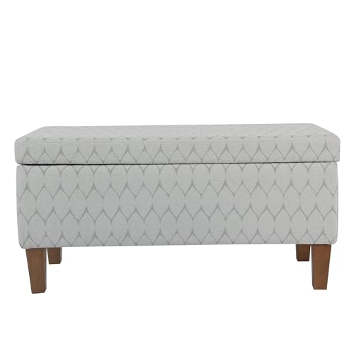Homepop K6384NP-F2244 Textured Large Decorative Storage Bench thumb #3