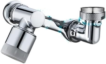 キッチン蛇口エクステンダー タップヘッド 防滴 外部蛇口 ロボットアーム蛇口エクステンダー 1080度回転可能 ユニバーサルタップ延