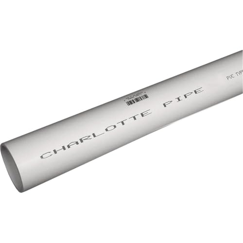 Charlotte Pipe 1 In. x 2 Ft. Schedule 40 PVC Pressure Pipe, Plain End - 1 Each