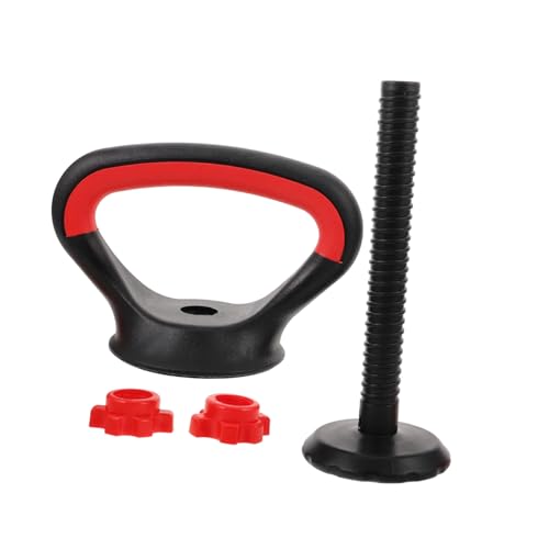 Mikikit Kettlebell Handle Base Kettlebell Plastic Dumbbell Sports Kettle Dumbbells Adjustable Weight Kettlegrip Kettle Handle Kettlebells Adjustable Weight Steel Black