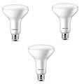 PHILIPS LED 7.2w (65w Equivalent) Dimmable Indoor BR30 Flood Light Bulb - 650 lumens - Daylight - E26 Medium Base (3 Pack)