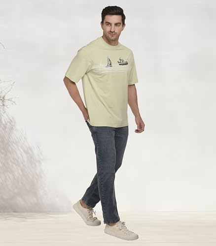 Image of i'sol Men's Loose Baggy Fit Wide Legged Jeans