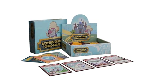 Baxter's Castle Comic Cards, Booster Box Includes 12 Packs Kids Trading Cards | Serialized Hits, Signatures and Alternate Art Inserts | Perfect for TCG Enthusiast and Collectors