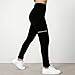 High Waisted Leggings for Women Buttery Soft Workout Elastic Yoga Pants Stretchy Running Fashion Comfy Trousers S-2XL Black