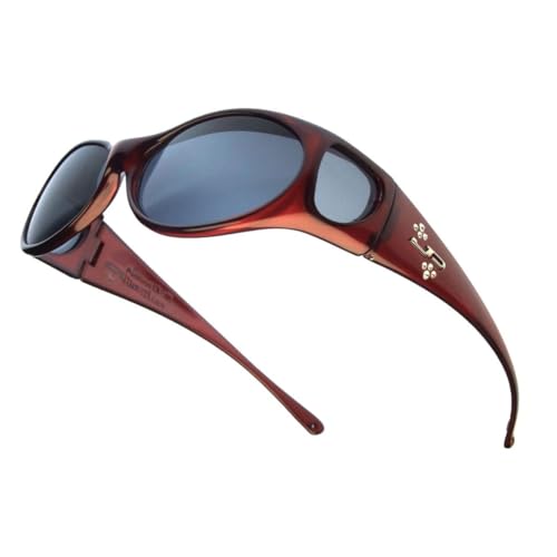 Jonathan Paul Fitover Sunglasses Aurora AR003S Claret Wine Frame Gray Polarized3