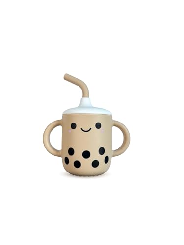 Barks & Babbles Boba Baby Silicone Training Sippy Cup