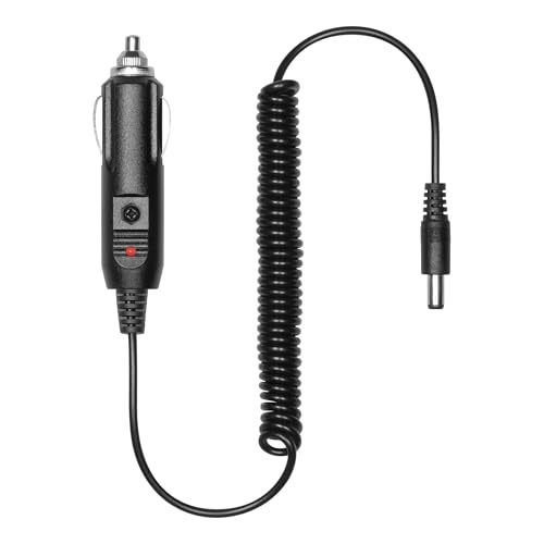TechniSat 12 V-Anschlusskabel für Zigarettenanzünder -Adapterkabel, DC Hohlstecker 2,1 x 5,5 mm, 1,5 m Stromkabel für Kamera, GPS, DVD Player, CCTV, Kühlbox