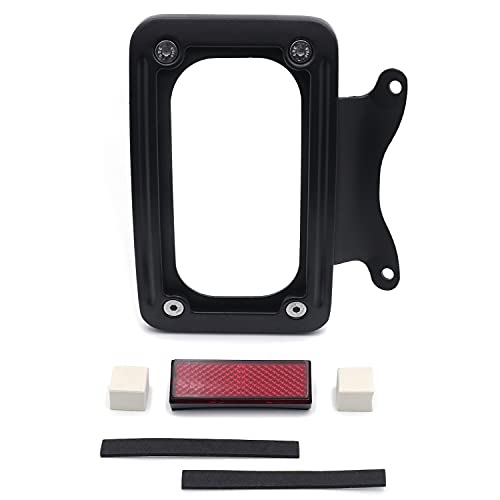 Httmt Mt389-Bk Black Laydown Curved License Plate Bracket Tag Holder Compatible With '10-Later Flhx, Flhxs, Flhxse, Fltrx, Fltrxs And '10-'12 Flhxse (Street Glide Flhx/Road Glide Fltrx) #TOP7