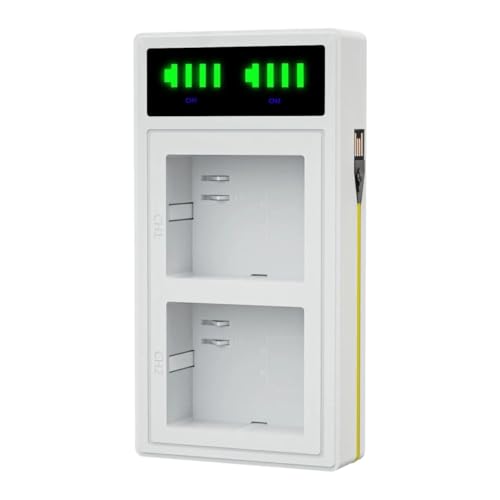 Cargador doble para Arlo Pro y Pro 2 con indicador LED de carga rápido en blanco