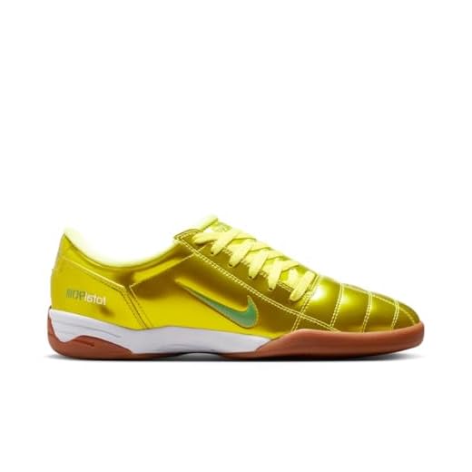 NIKE T90 SP, Sneaker Hombre, Dynamic Yellow Green Spark Gum Med Brown, 40.5 EU