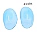 VICASKY 4pairs Hair Dye Ear Protection Tools of Silicone Ear Shields Reusable Easy to Clean Comfortable for Women Men