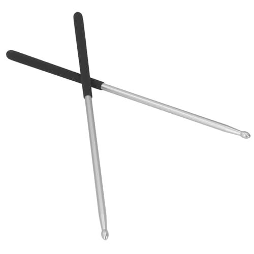 Baquetas de aluminio profesional Walfront plateadas miniatura 2