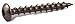 8 x 2 1/2 Simpson Truss-Head Wood Screws - Square Drive 305 SS - Box (100)