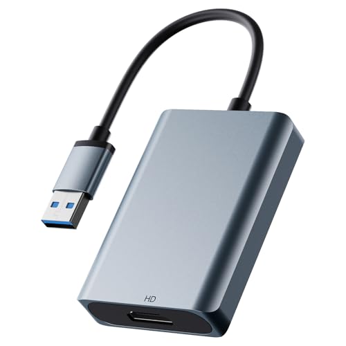 WENTER USB to HDMI Adapter USB 3.0 HDMI Audio Video Graphics Converter Cable for Laptop Monitor Desktop TV Compatible with Mac OS Windows 10/8.1/8/7