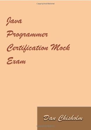 Amazon.com: Java Programmer Certification Mock Exam: 9780974586205 ...
