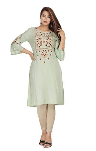 Image of Chahit Women's Rayon Straight Kurta