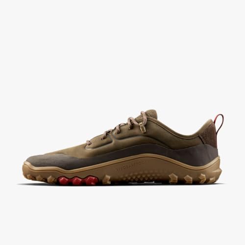 Image of Vivobarefoot Men's Tracker Leather All Terrain Low Hiking Shoe