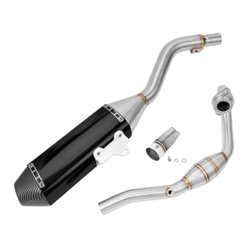 Tuyau d'échappement moto CRF300L anti-corrosion avec déflecteur en acier