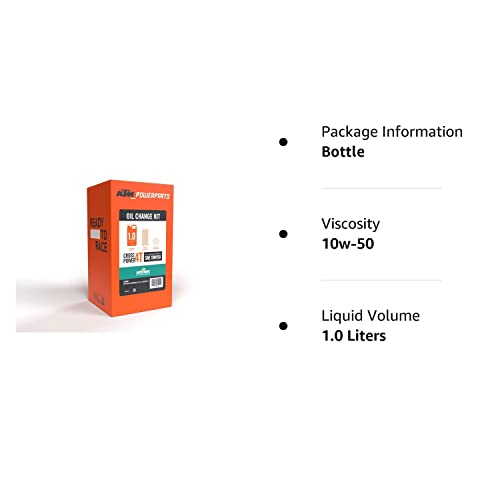 KTM OIL CHANGE KIT 1L 10W/50 OEM U6921040