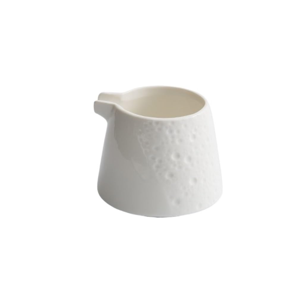 Tasse à jus en céramique blanche pour verser sans déborder