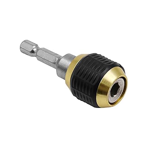LERANXIN Quick Release Bar Socket, 1/4 inch Hex Shank Extension Chuck Adapter, 60 mm Stainless Steel Extension Quick Release Bar, Can be Used for Screws, Nuts and Hand Tools Cover