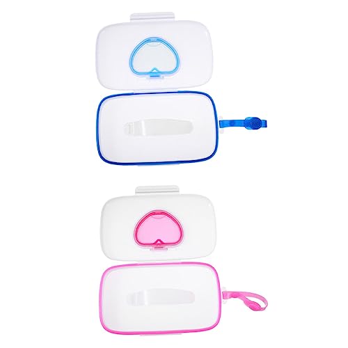 Boîte à lingettes bébé portable et étui suspendu pour poussette : lot de 2 pièces extérieur