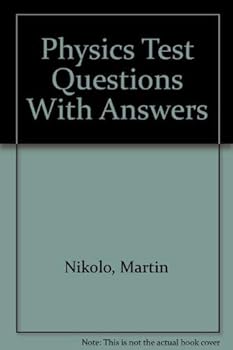 Paperback Physics Test Questions With Answers Book