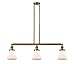 Innovations 213-BB-S-G191-LED 3 Vintage Dimmable LED Adjustable Island Light, Brushed Brass
