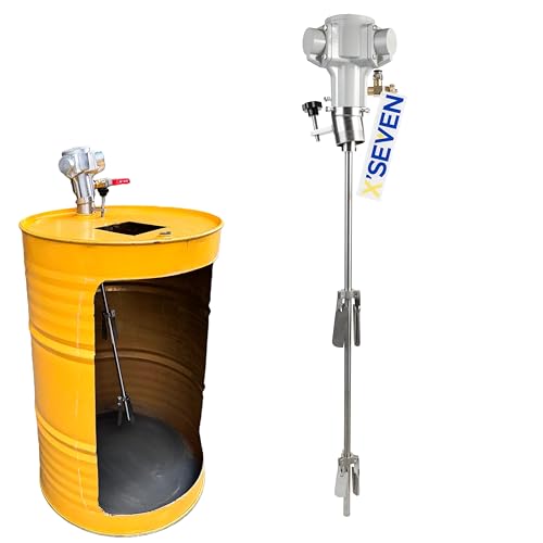 55 Gallon Bung Mount Drum Mixer with Pneumatic Bracket